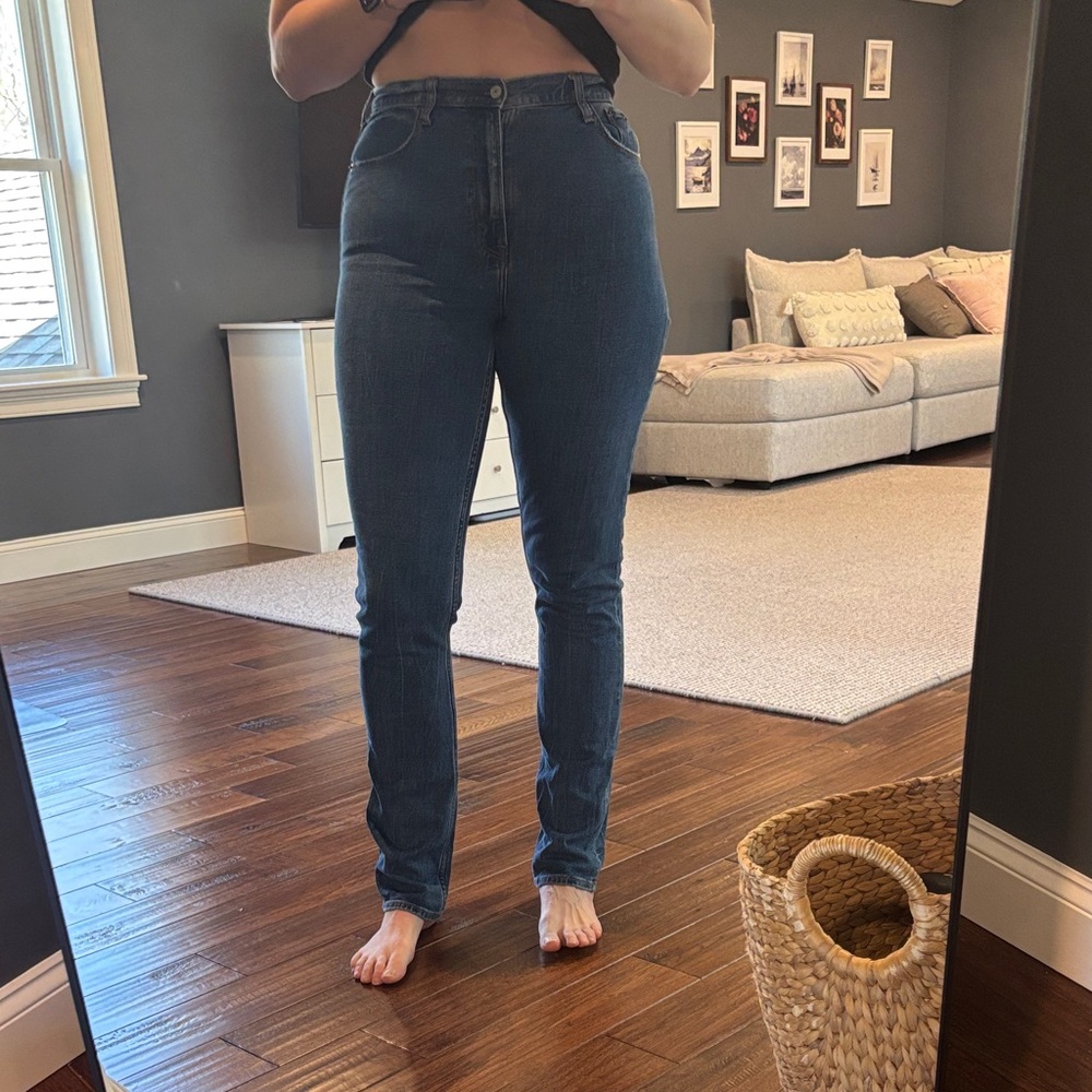 Dark Blue High-Rise Skinny Women’s Jeans 8XL